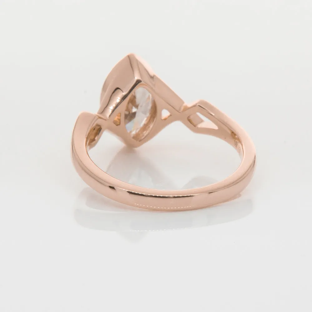 18ct Rose Gold 1.51ct Diamond Snowflake Ring