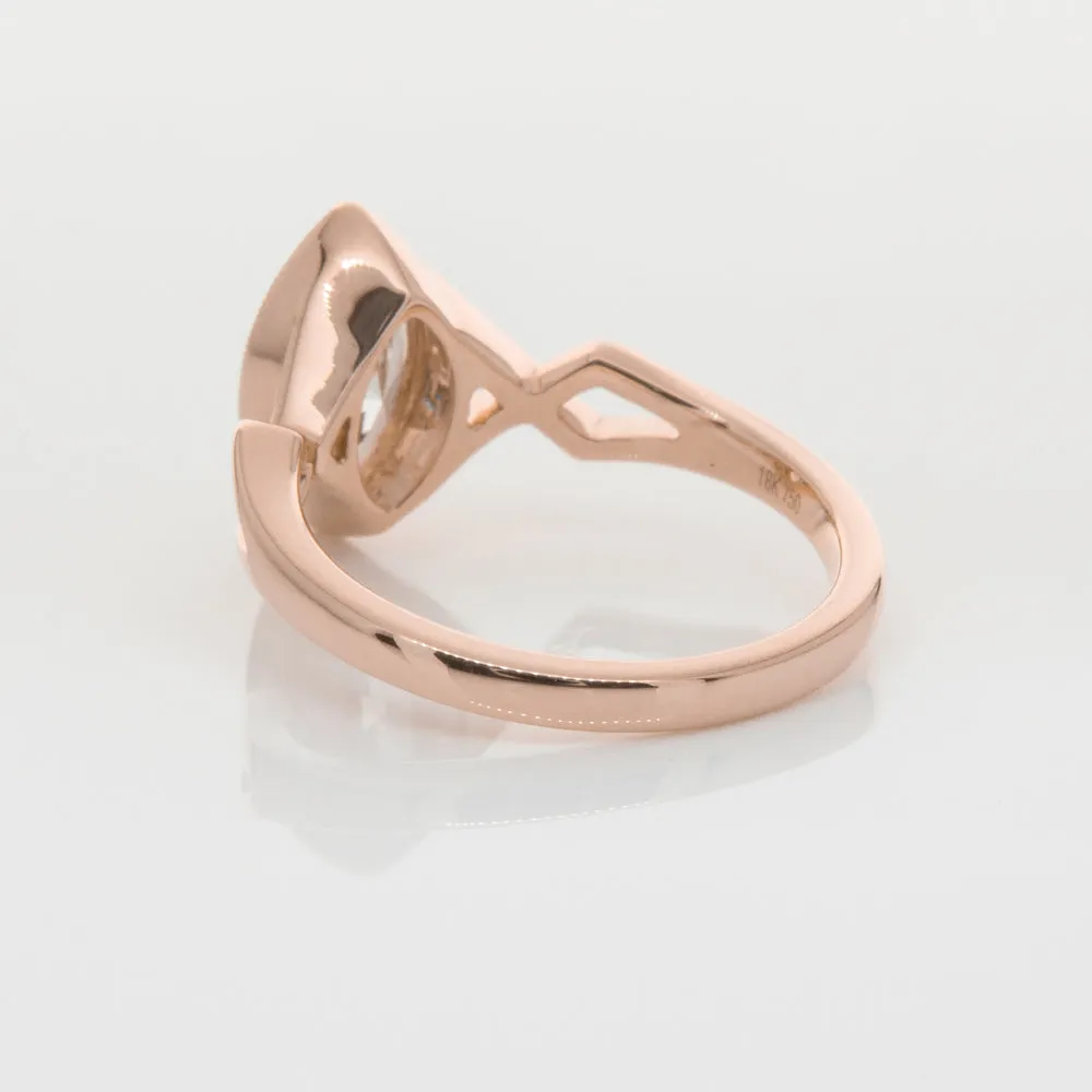 18ct Rose Gold 1.51ct Diamond Snowflake Ring