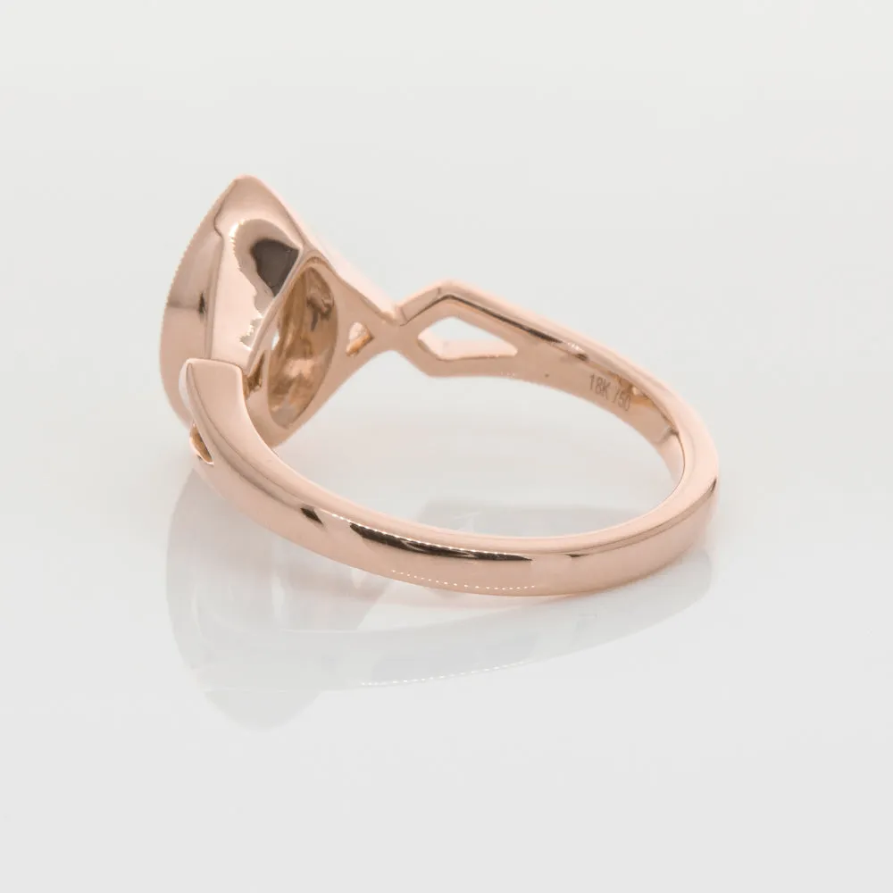 18ct Rose Gold 1.51ct Diamond Snowflake Ring