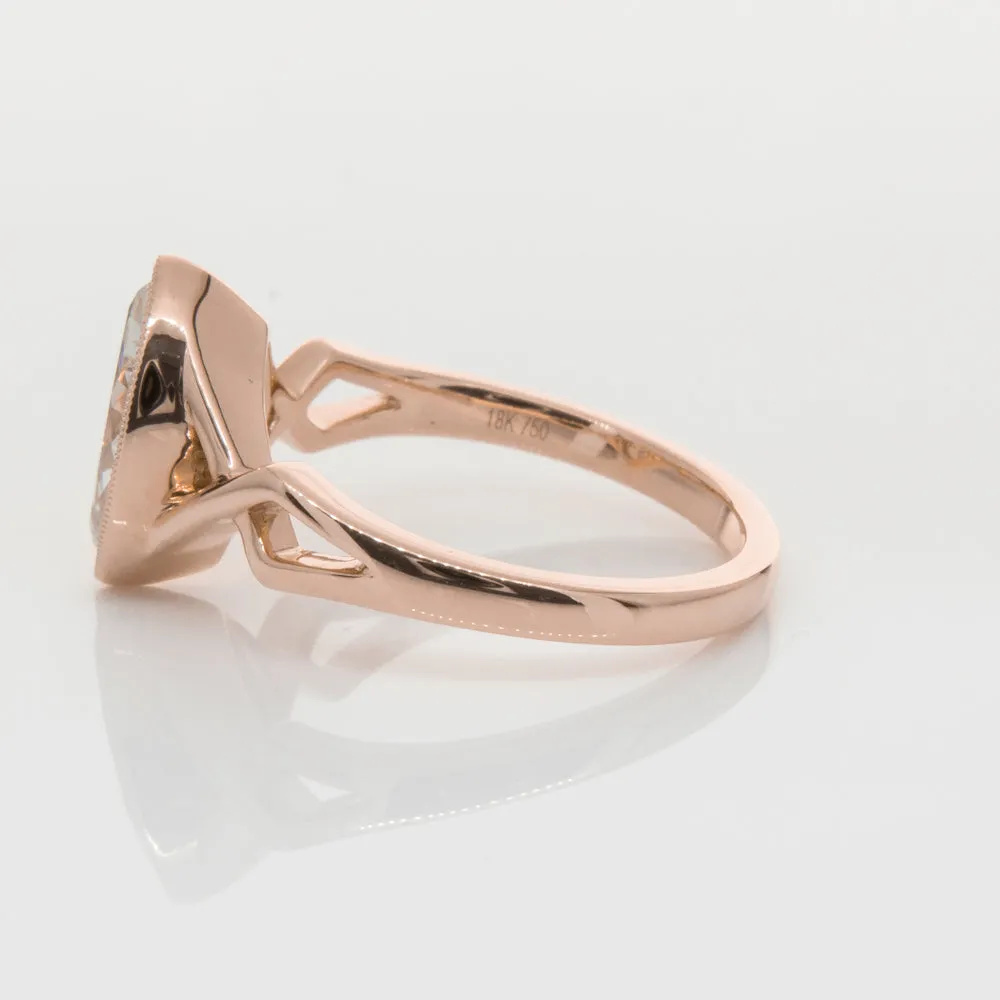 18ct Rose Gold 1.51ct Diamond Snowflake Ring