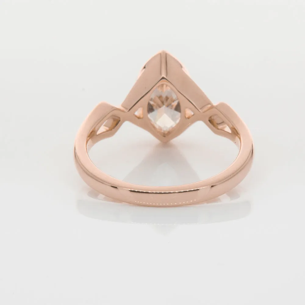 18ct Rose Gold 1.51ct Diamond Snowflake Ring