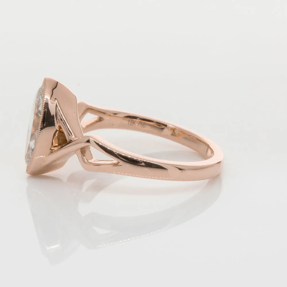 18ct Rose Gold 1.51ct Diamond Snowflake Ring