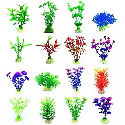 2Pcs E Aquarium Tank Decoration Simulation Aquatic Plants Aquarium Landscape Set False Aquatic Plants Decorative AZ21980