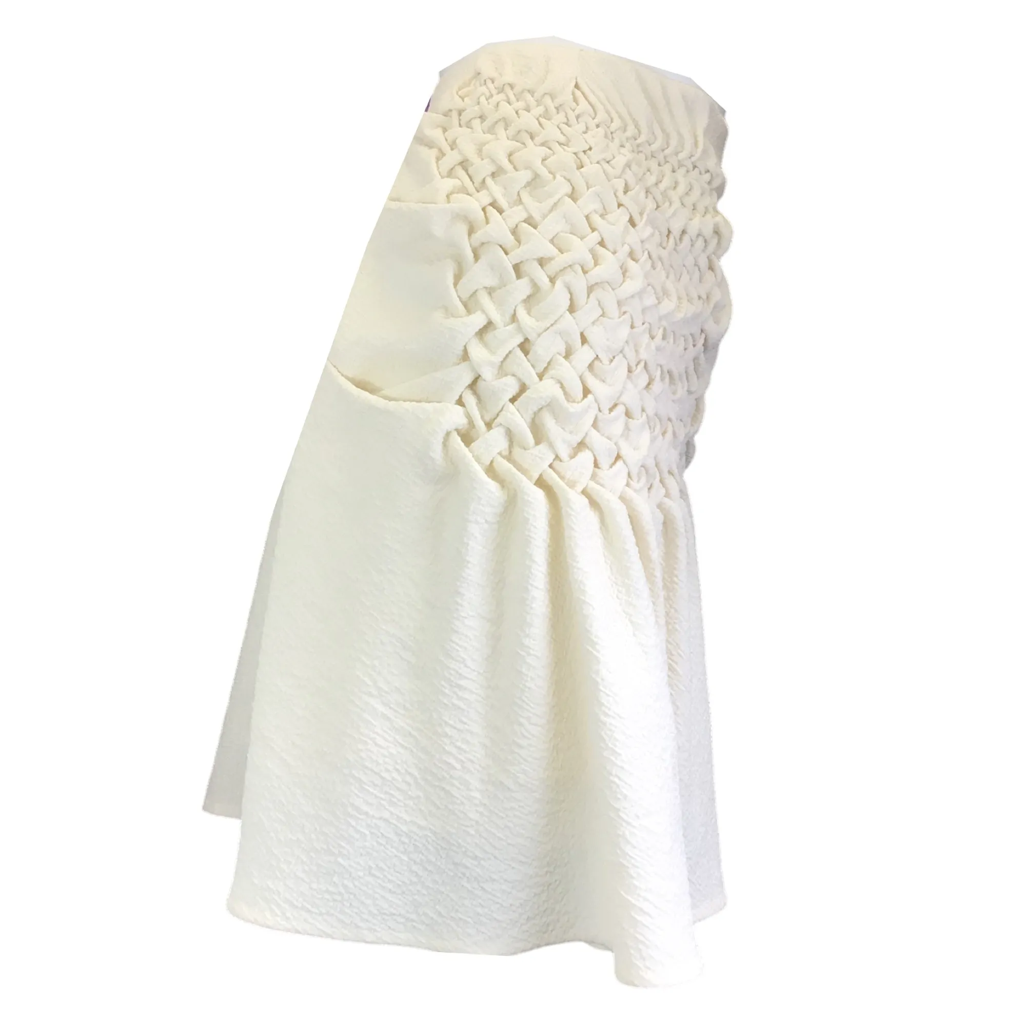 3.1 Phillip Lim Ivory Crinkled Crepe Skirt