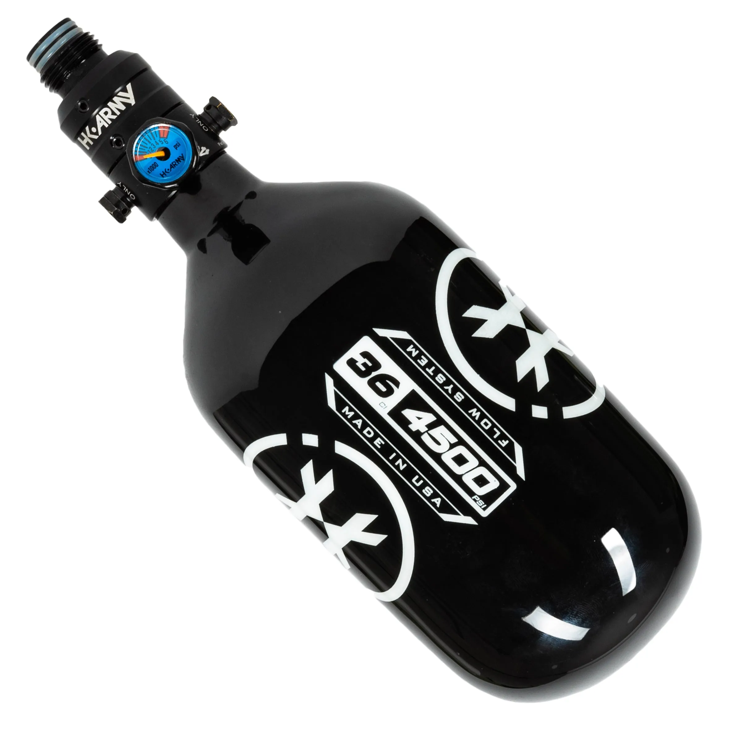 36ci / 4500psi Extra Lite Carbon Fiber Tank - PRO Reg - Black