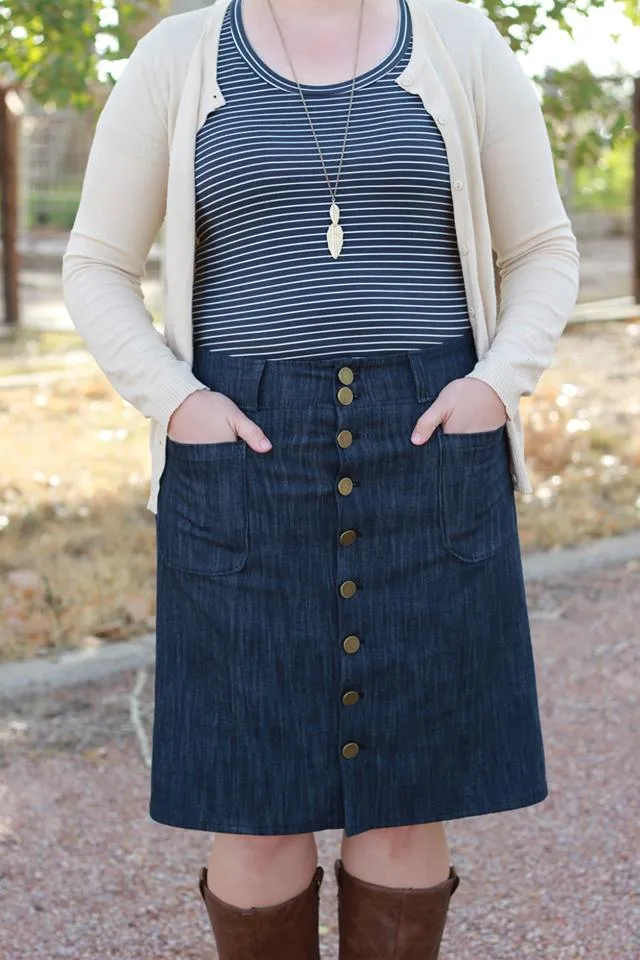 Anna Button-Up Skirt