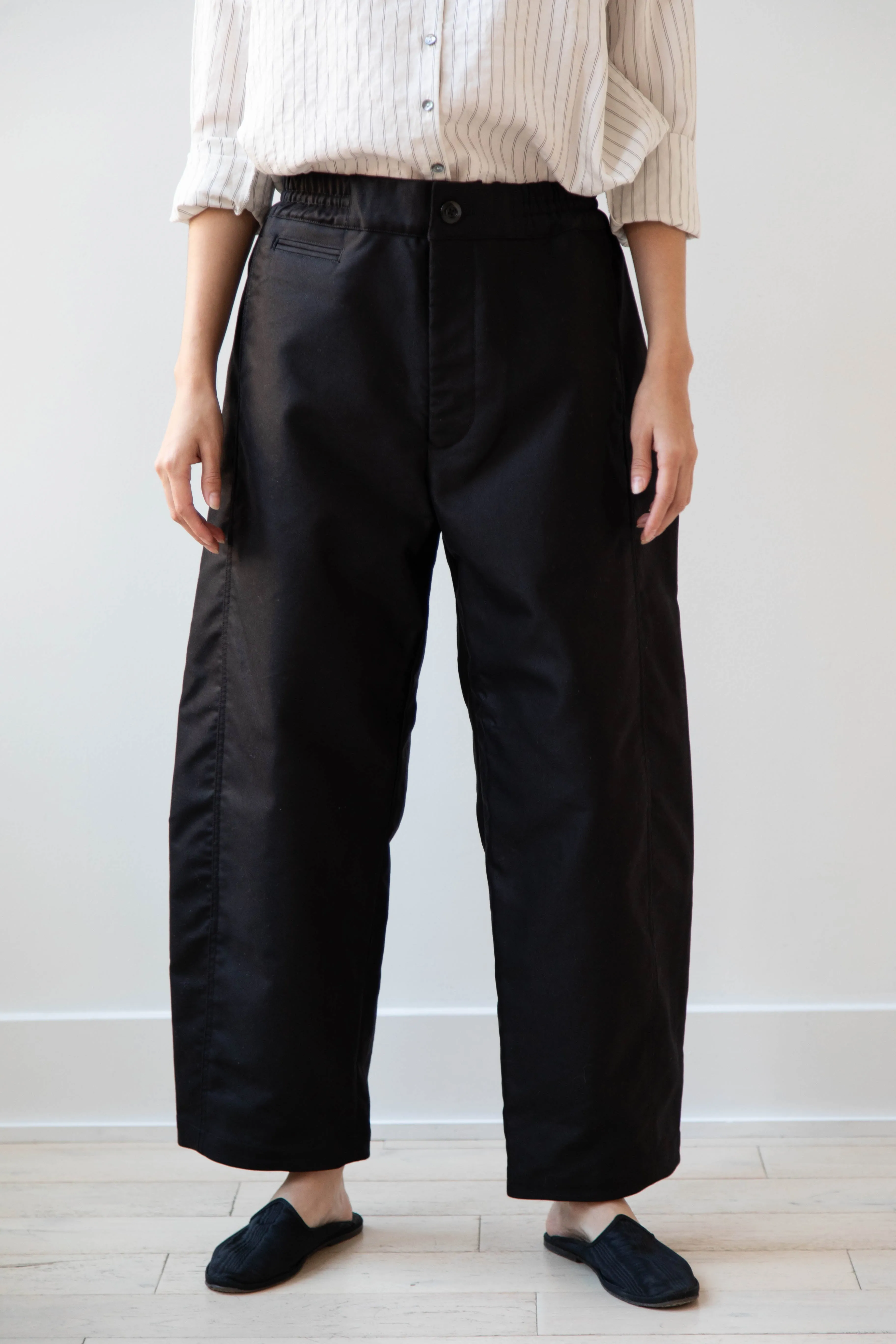 Aseedonclöud | Forest Prophet Trousers in Black Moleskin