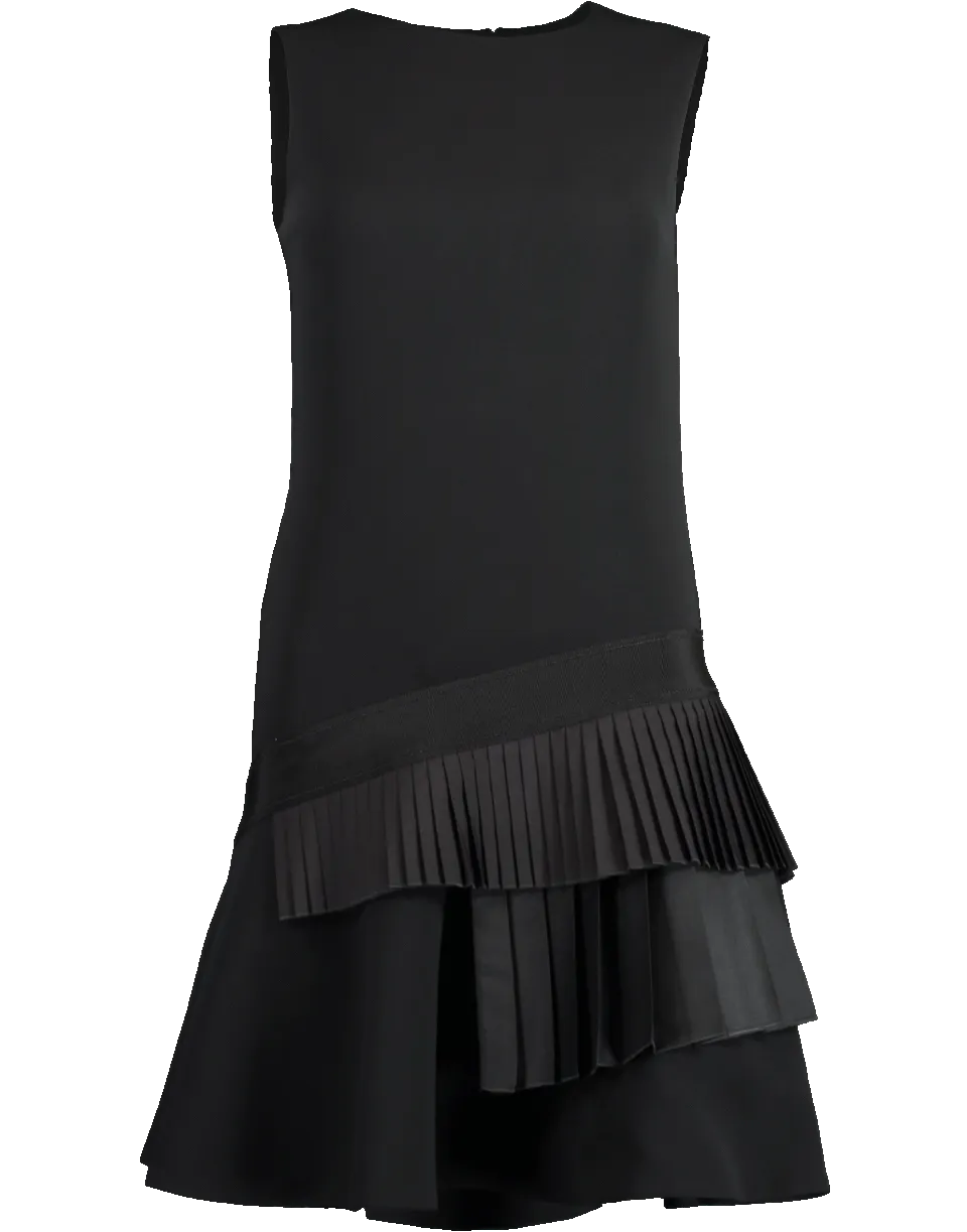 Asymmetrical Pleated Dress