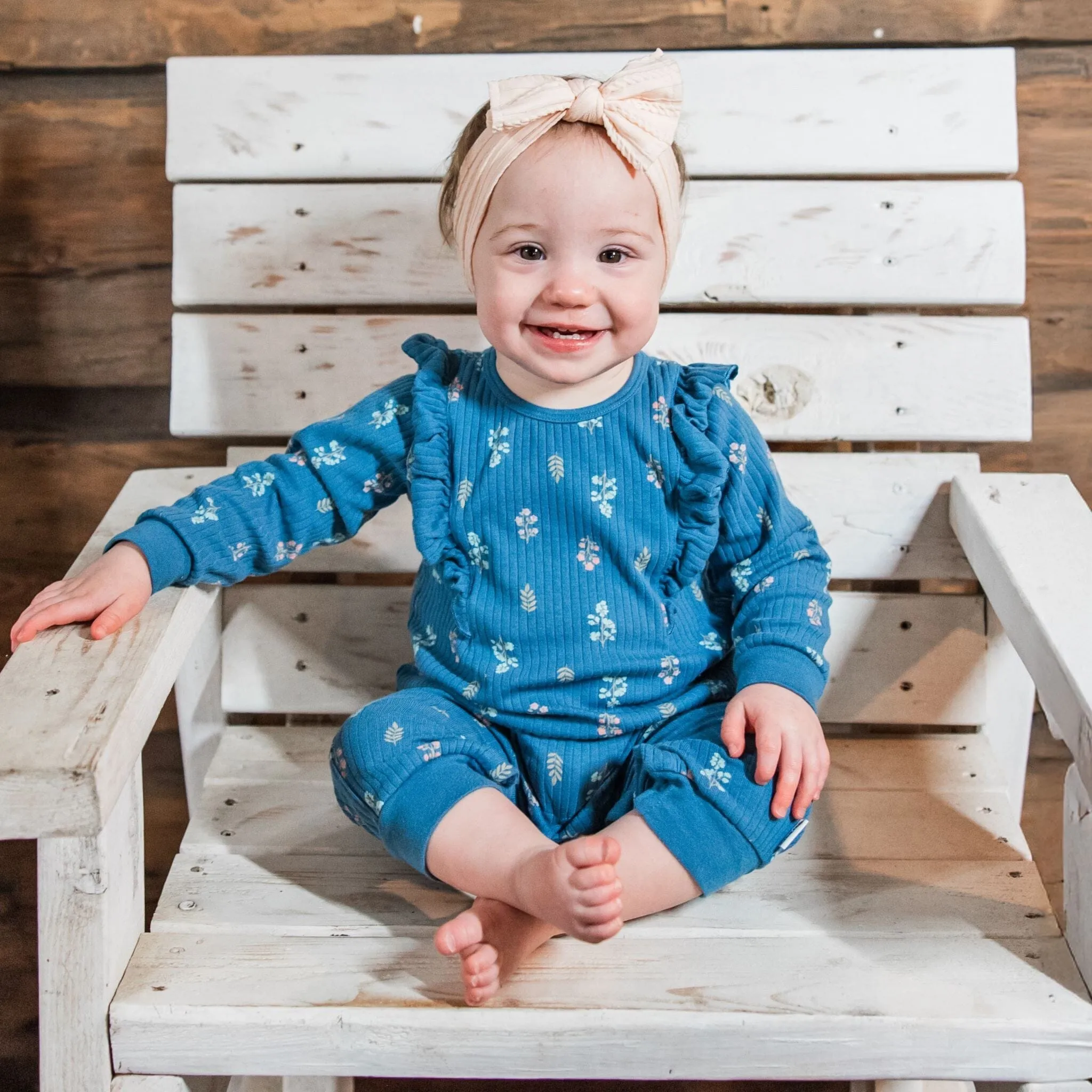 Baby Girls Garden Floral Romper