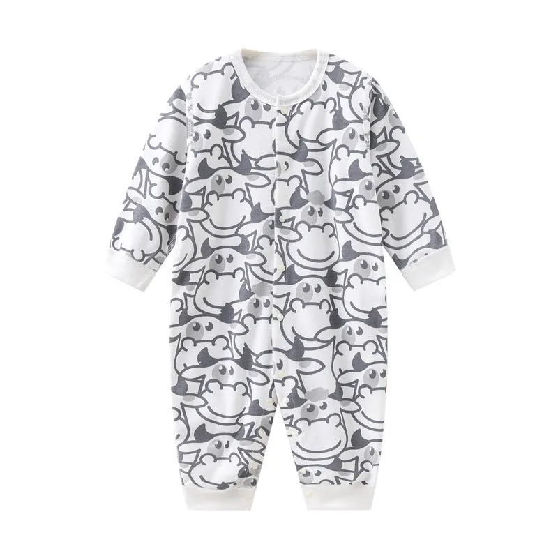 Baby Thin Romper Cartoon Pattern