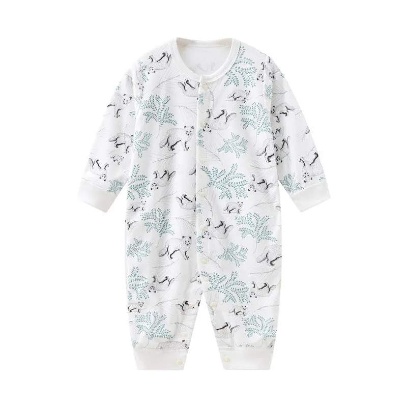 Baby Thin Romper Cartoon Pattern