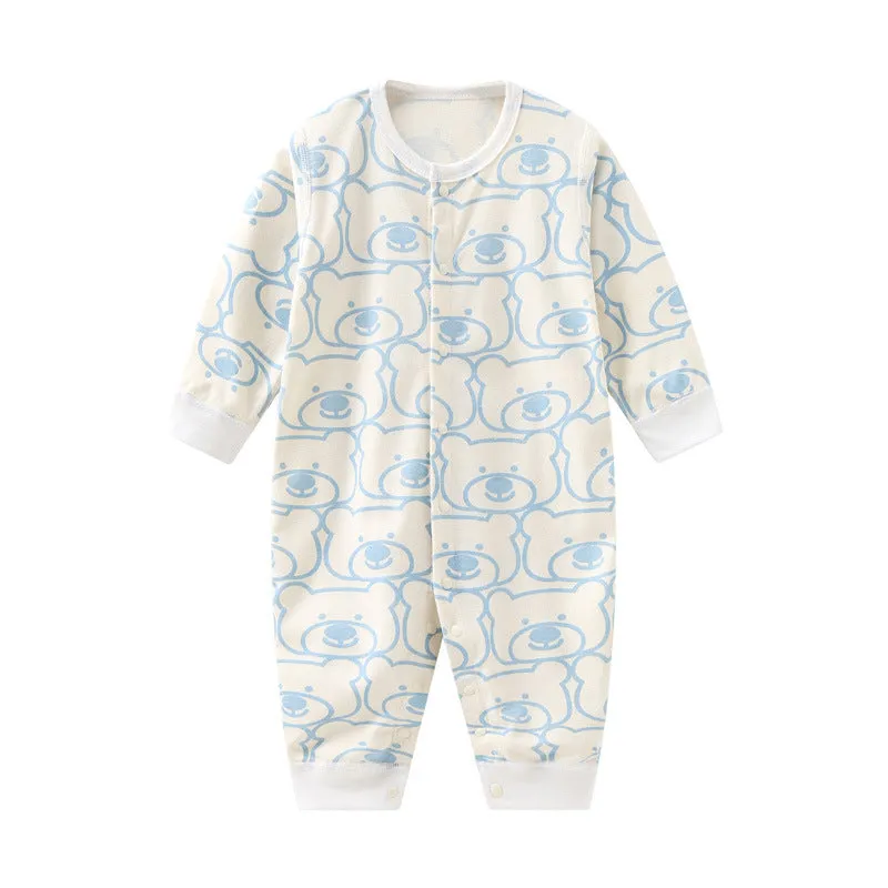 Baby Thin Romper Cartoon Pattern