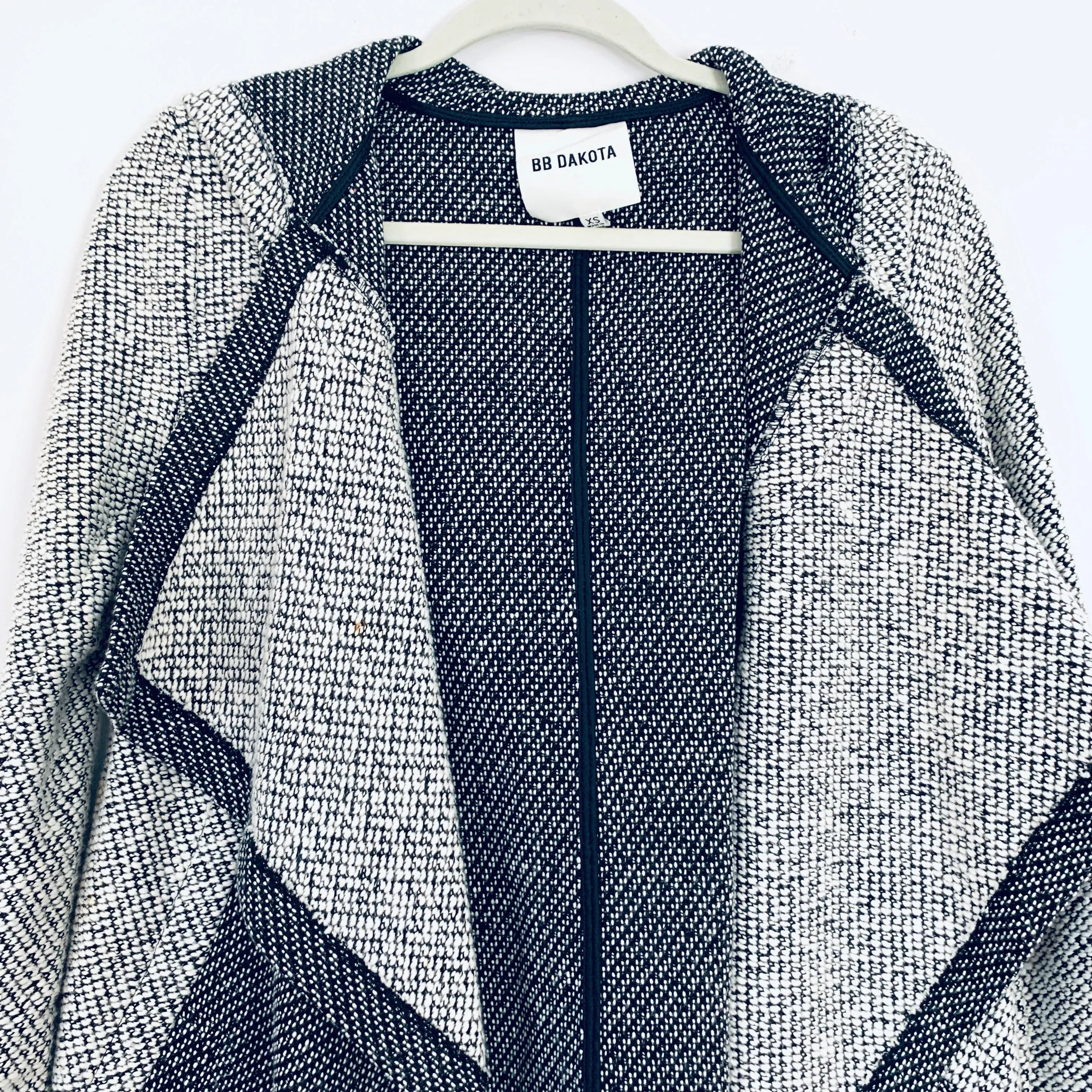 BB Dakota Heathered Cardigan with Leather Belt- Size XS