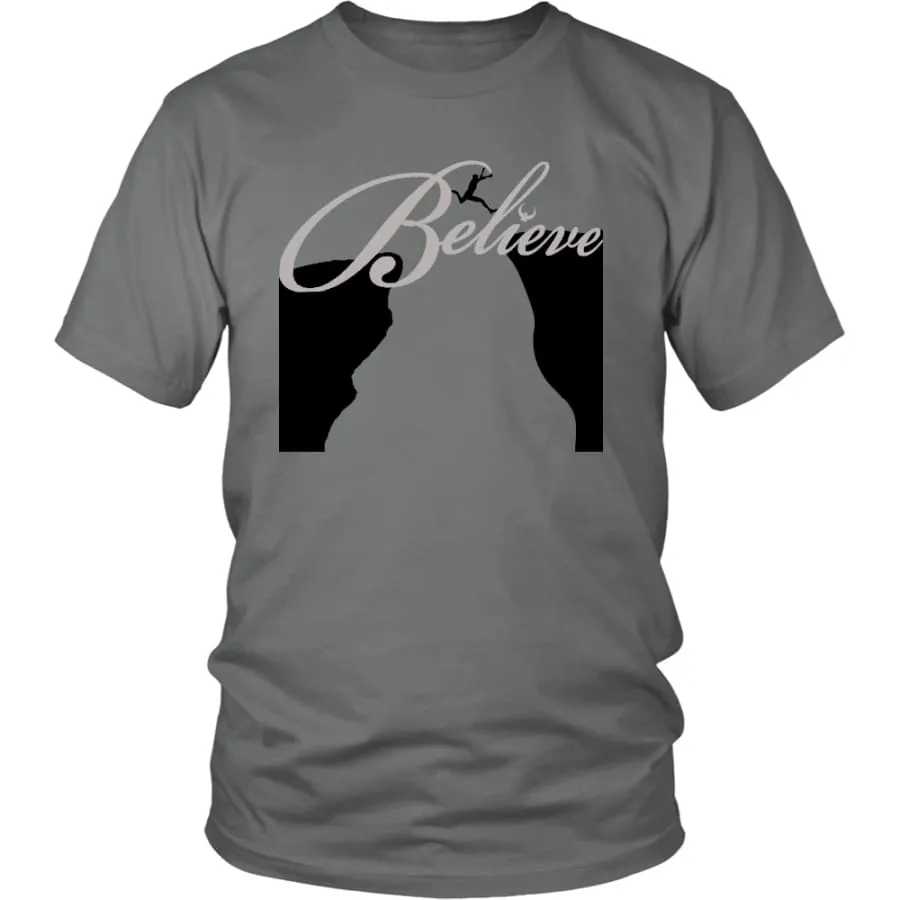 Believe Shirt Mens Womens| Inspirational T shirts (12 Colors)