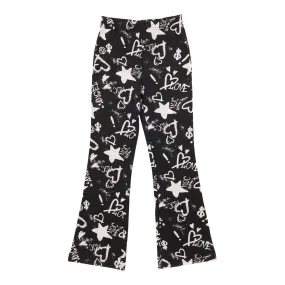 BELLA & BIRDIE Girl's Printed Flare Pants