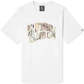 Billionaire Boys Club Camo Arch Logo T-Shirt: WHITE