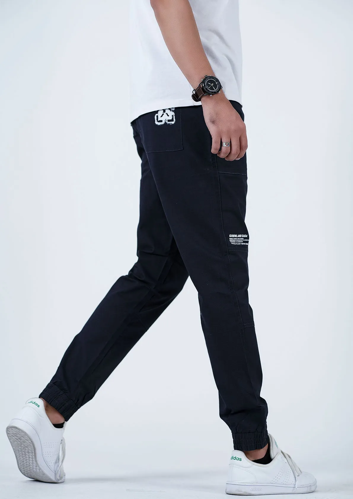 Black Stride with Style-Your Go-To Comfort Fit Jogger