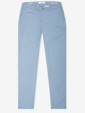 Blue Fabio Cotton Trousers