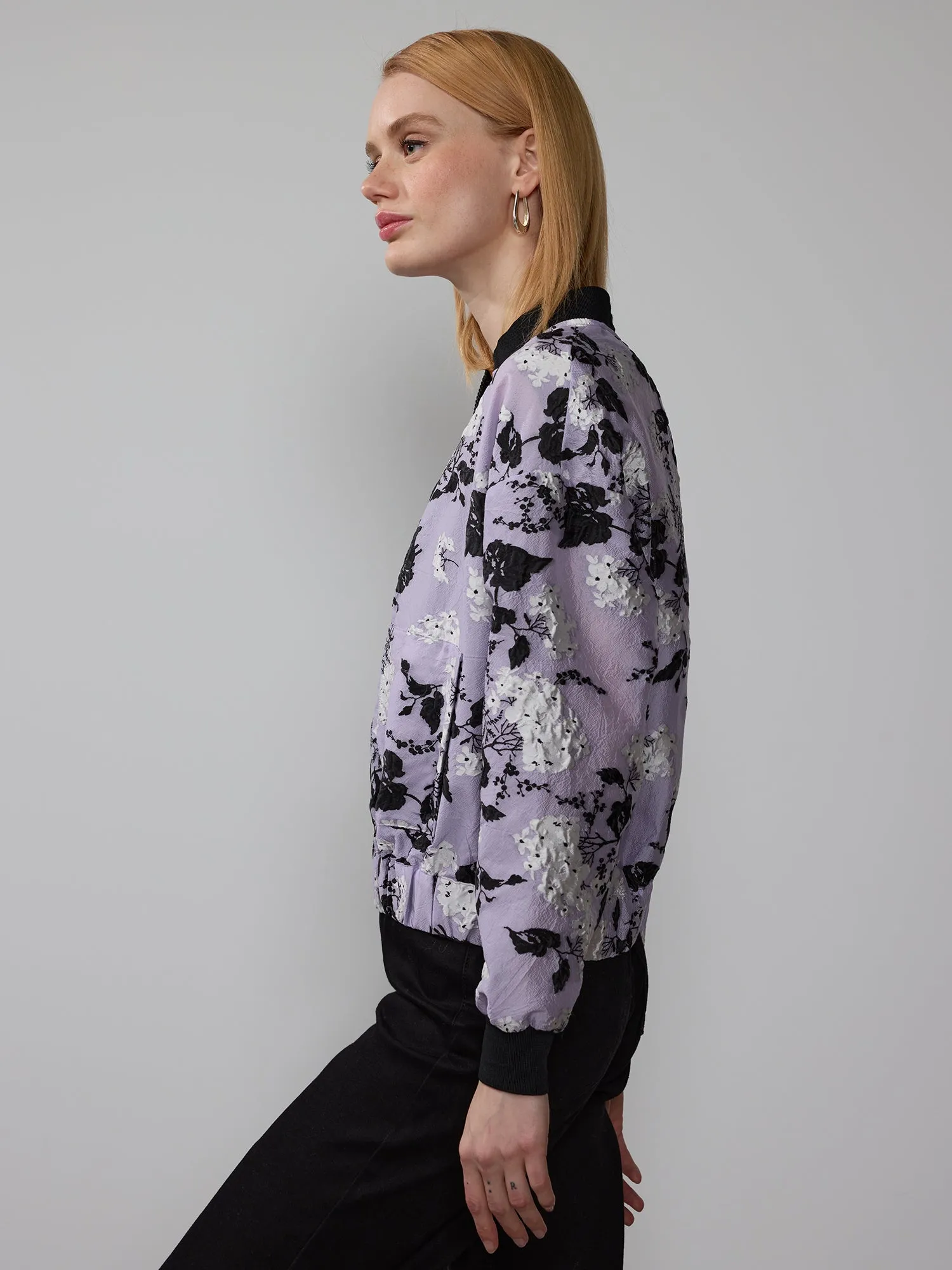 Brocade Bomber Jacket