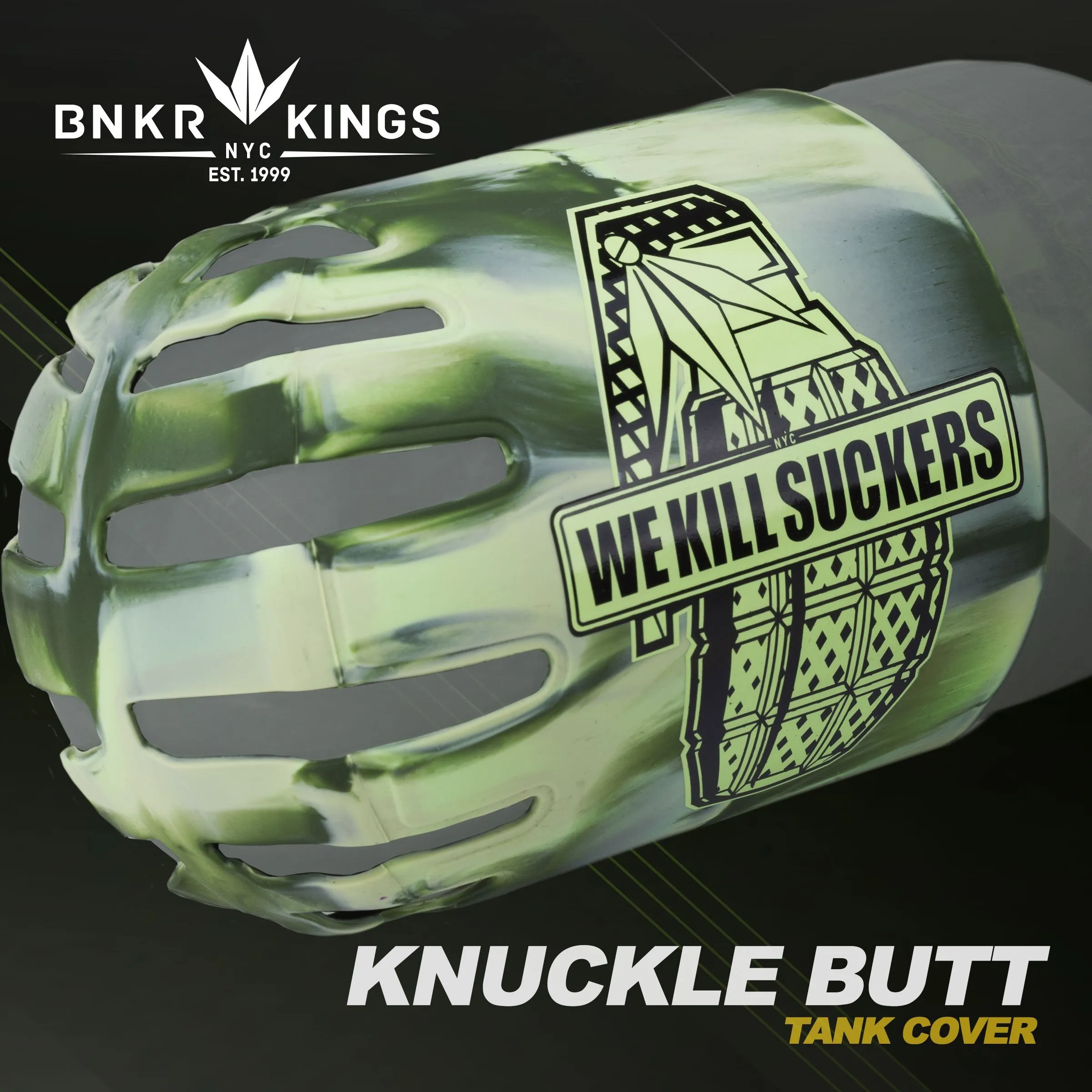 Bunkerkings - Knuckle Butt Tank Cover - WKS Grenade - Camo