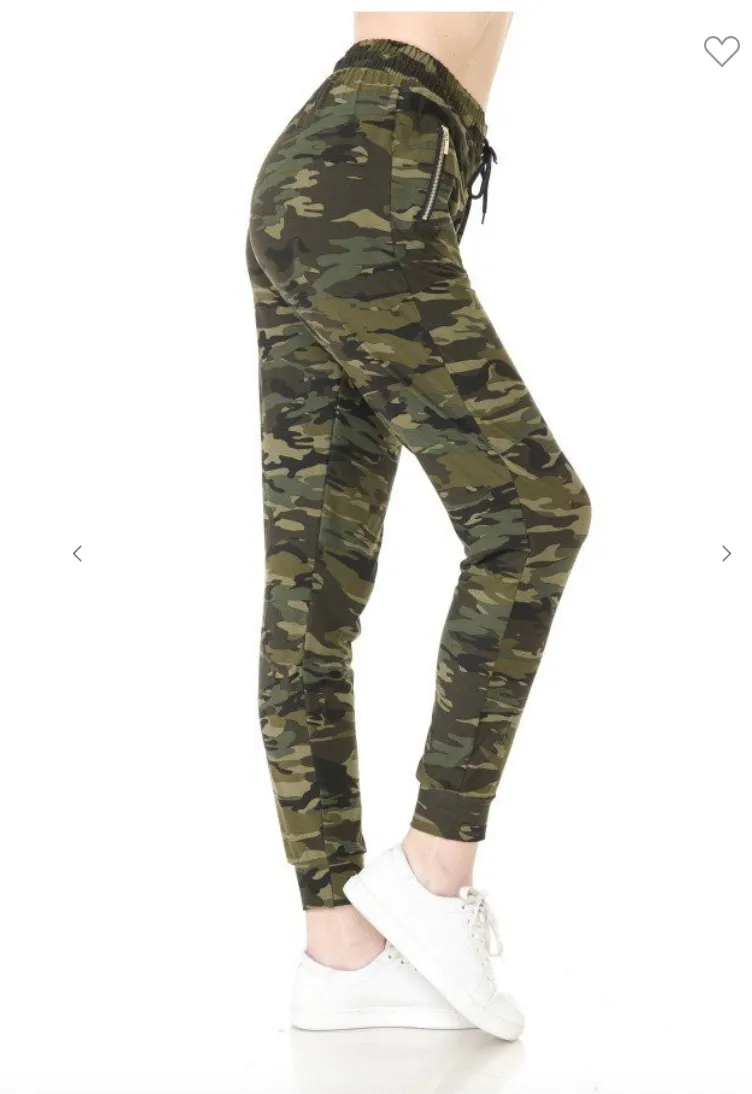 Camo Buttery Soft Jogger - Final Sale