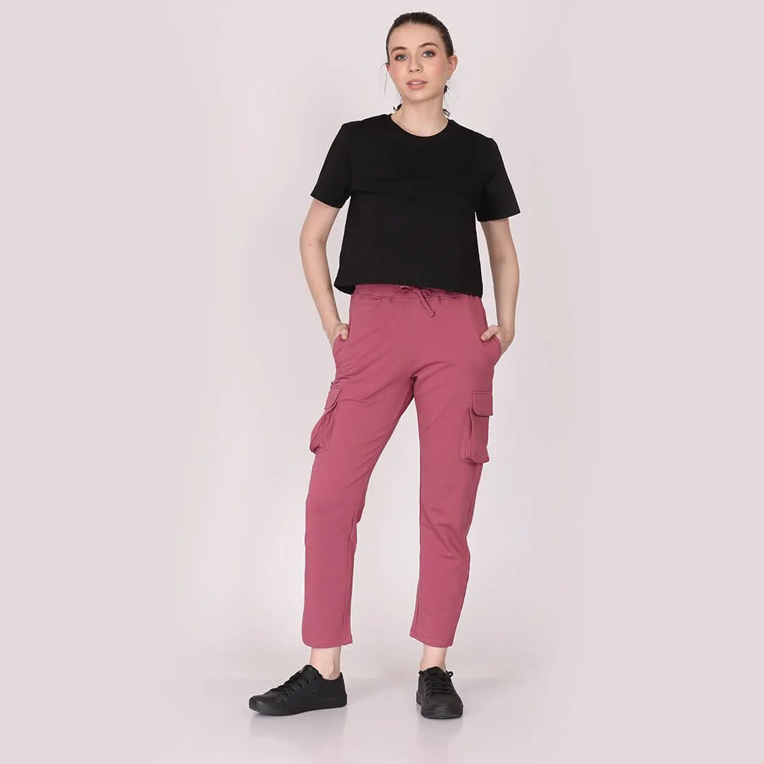 Cargo Pants - Rose Wood