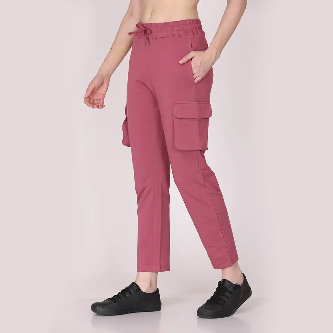 Cargo Pants - Rose Wood