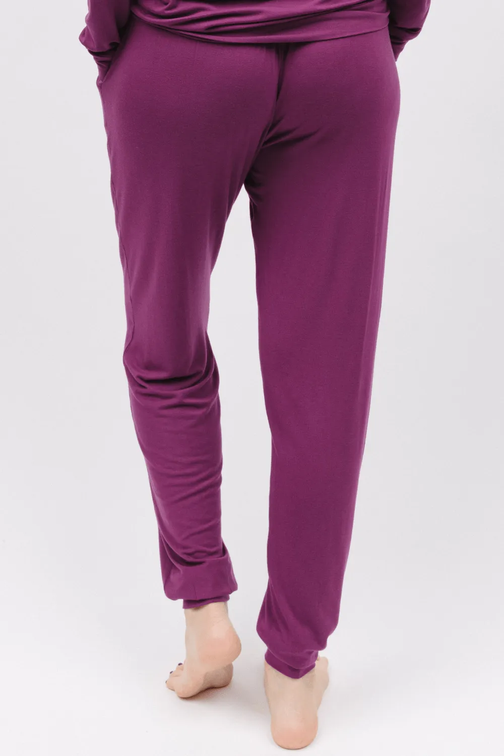 Carina Magenta Jersey Pants