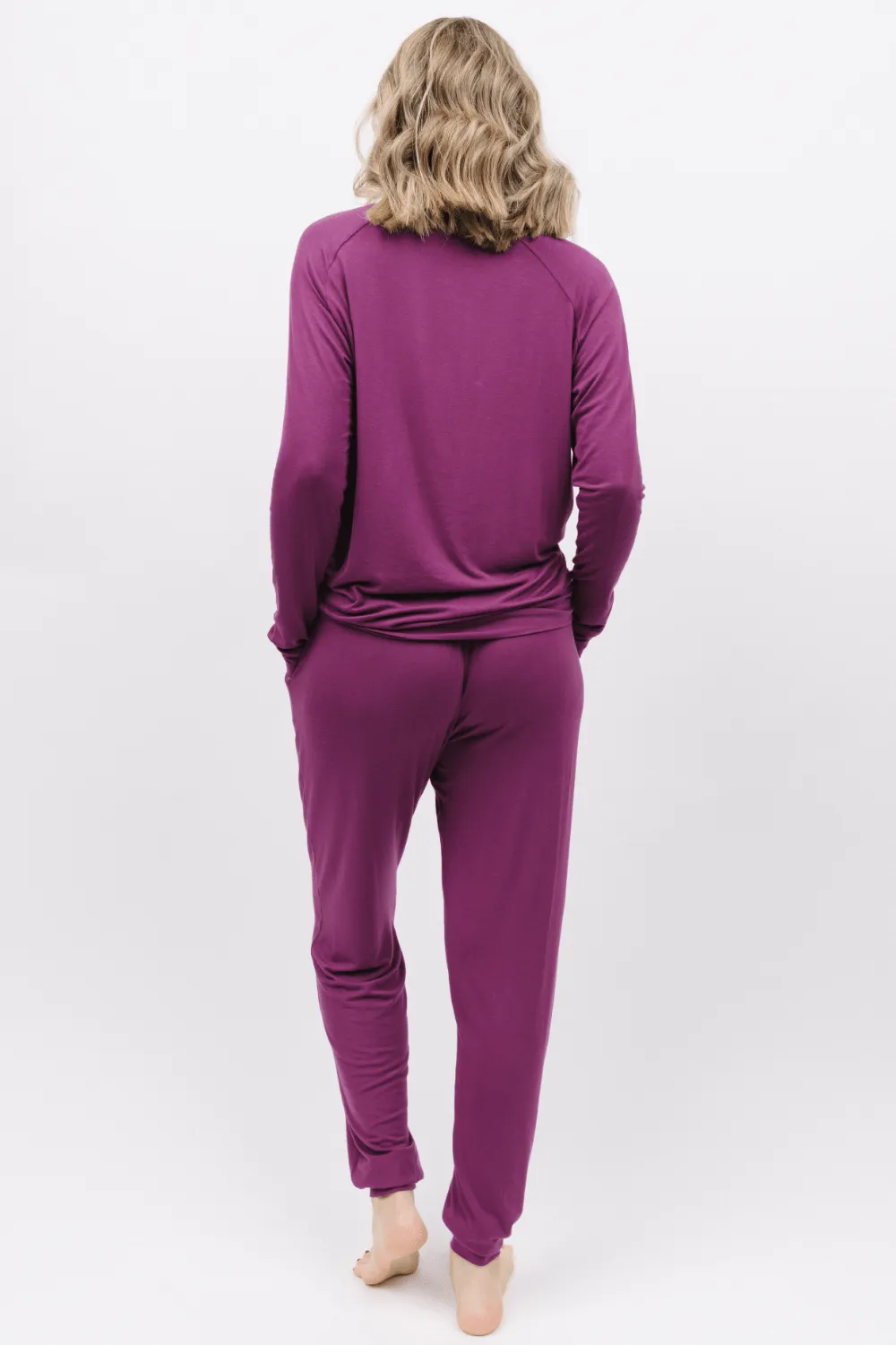 Carina Magenta Jersey Pants