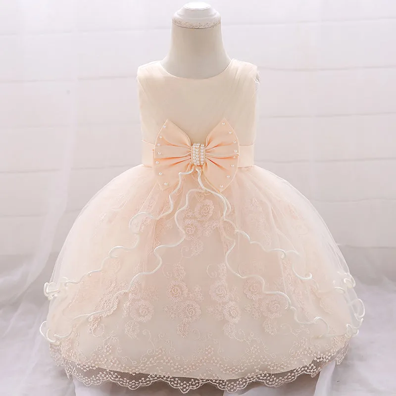 Champagne Ruffle Dress (3M-24M)