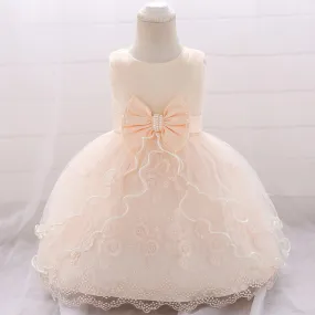 Champagne Ruffle Dress (3M-24M)