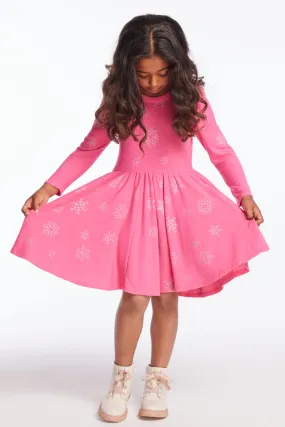 Chaser Glitter Snowflakes Girls Dress