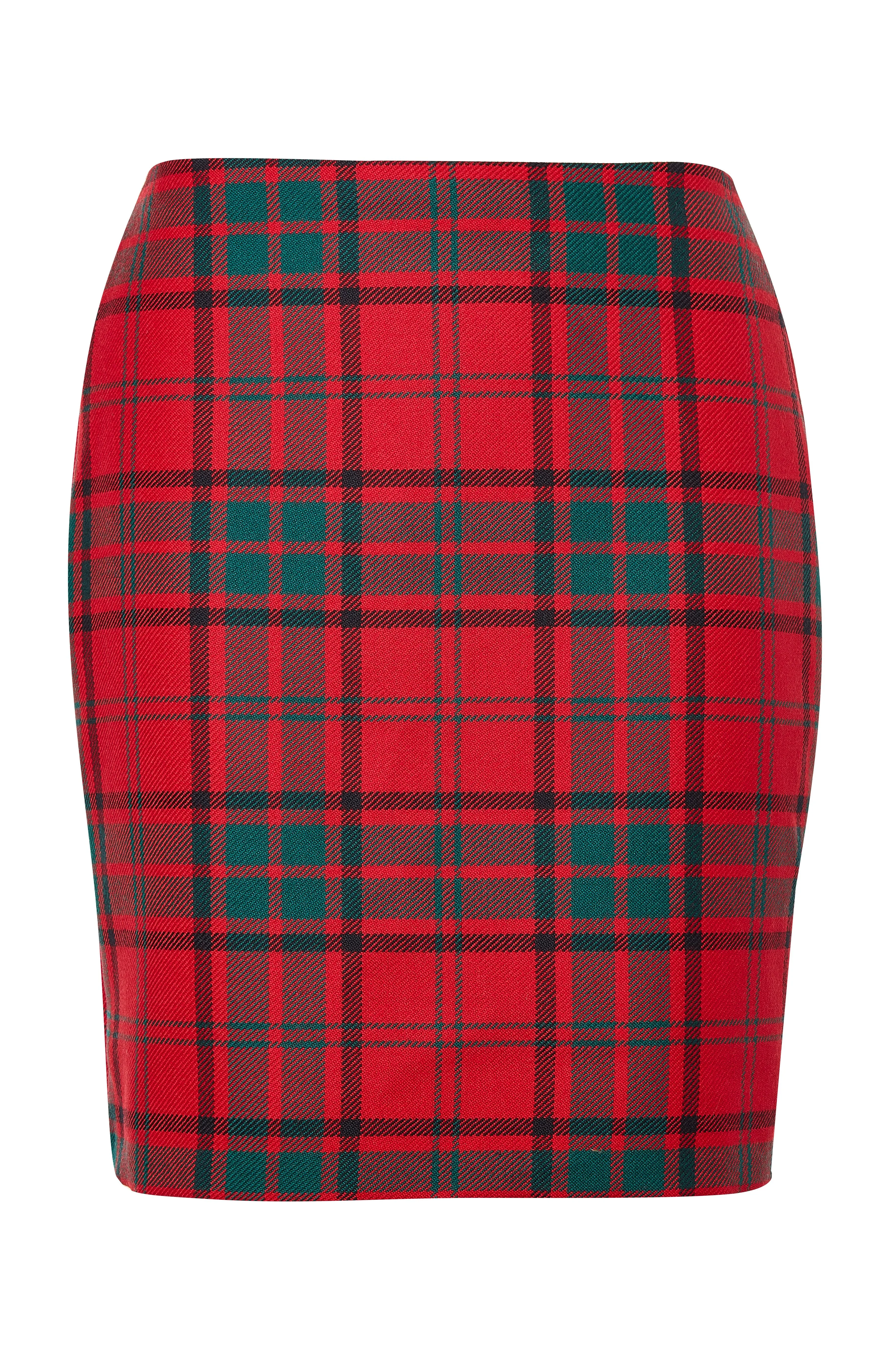 Chelsea Skirt (Red Tartan)