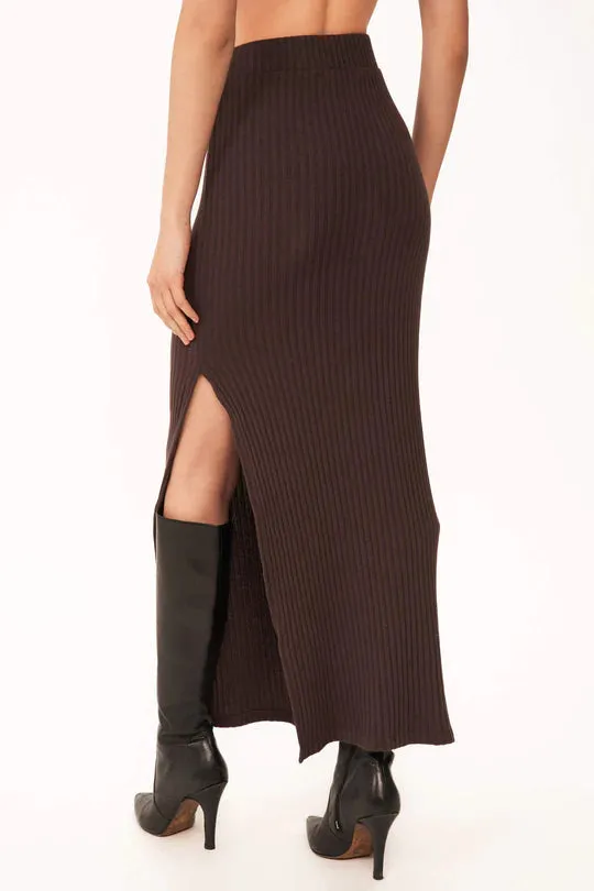 CLAUDIA SWEATER RIB SKIRT