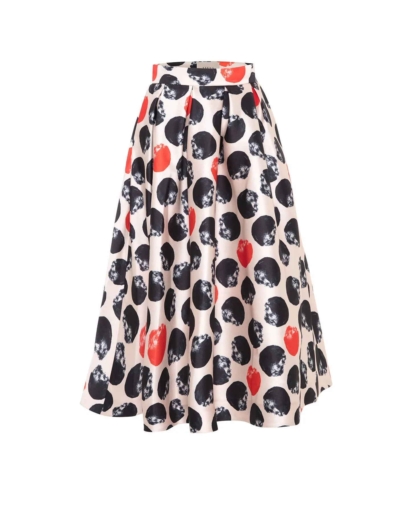 Clio Pleated Dot Skirt