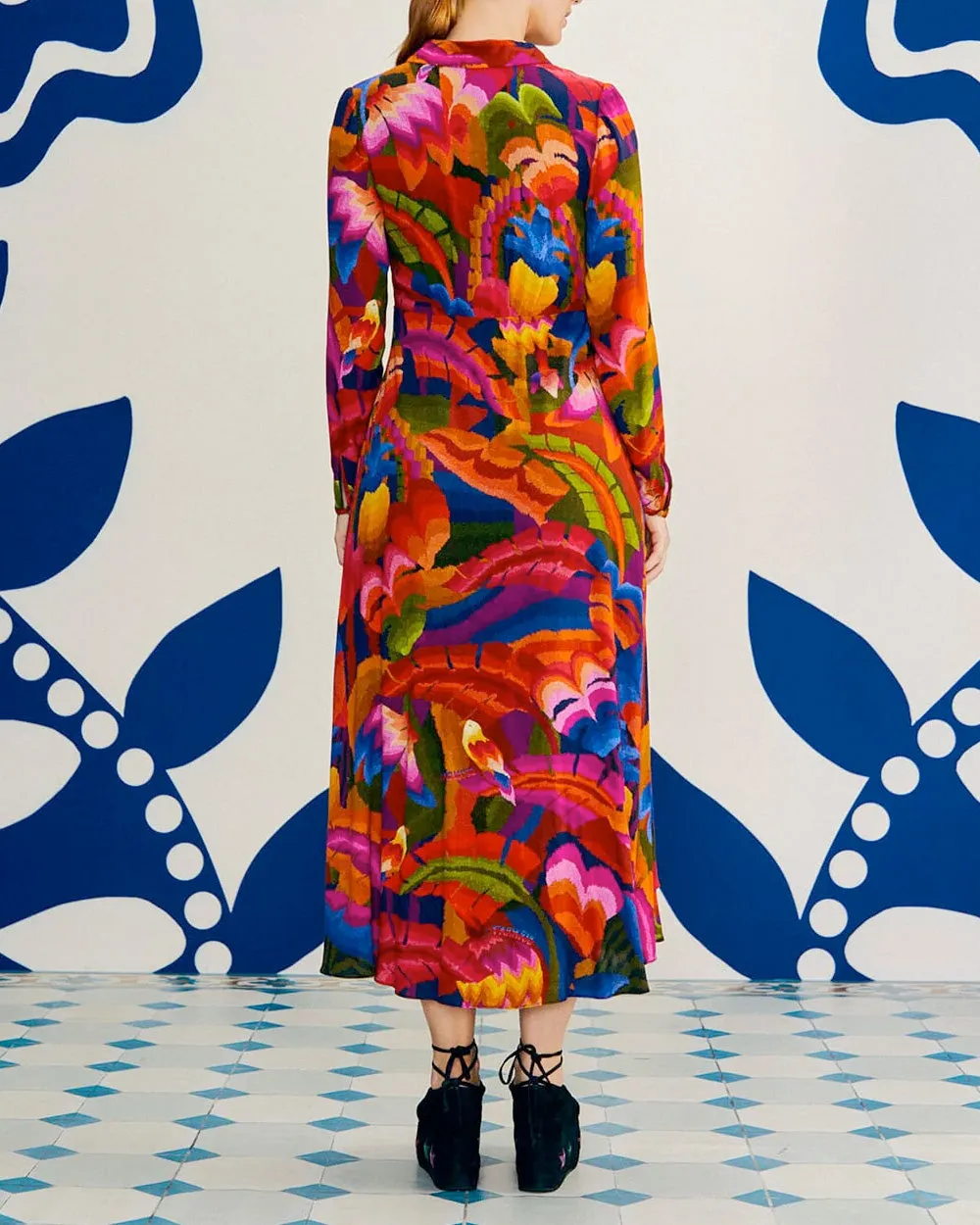 Colorful Forest Maxi Dress