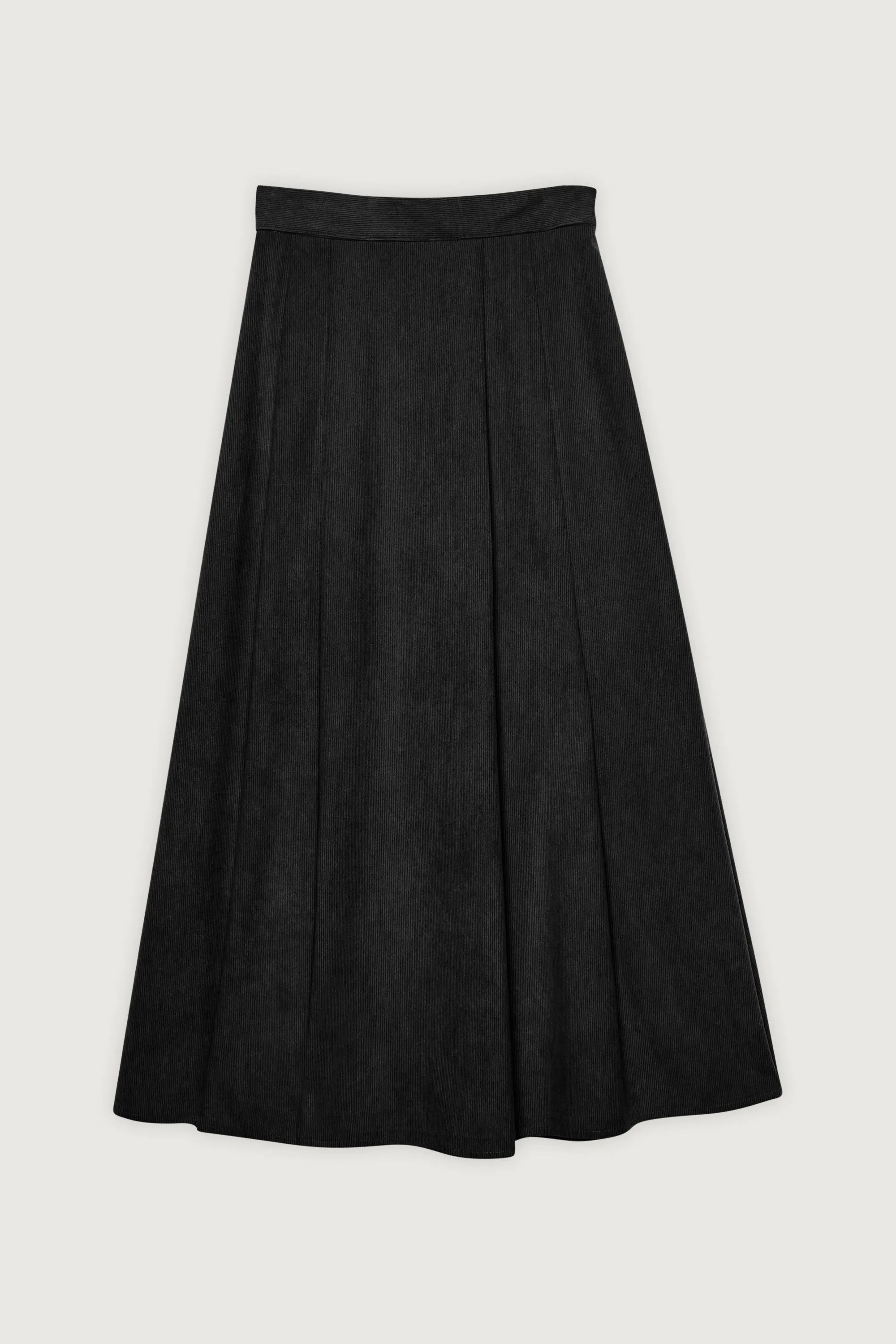 CORDUROY MIDI SKIRT