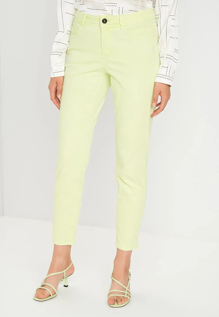 Cotton Pant in Pistachio