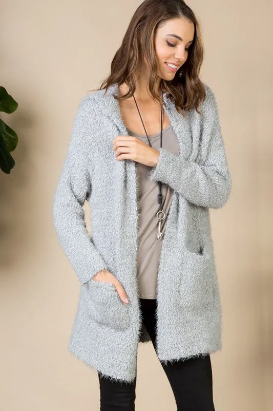 Cozy and Cuddly Cardigan in Grey