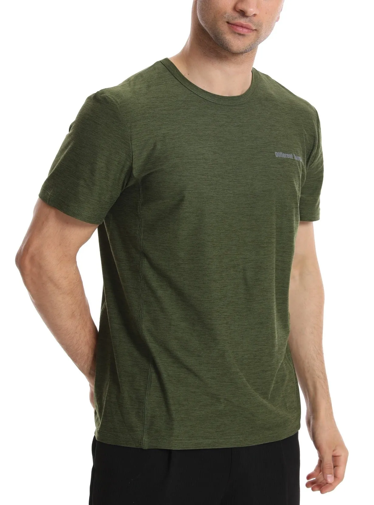 Crew Neck Short Sleeve T-Shirts | Active Workout Quick Dry | Men’s