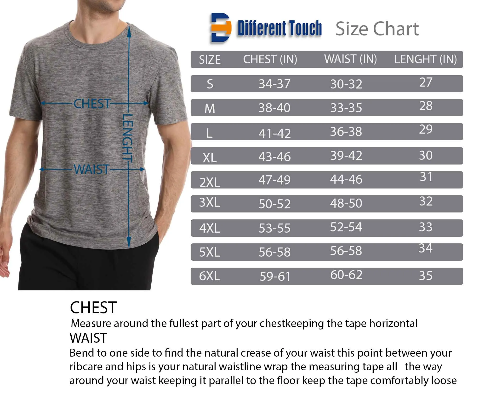 Crew Neck Short Sleeve T-Shirts | Active Workout Quick Dry | Men’s