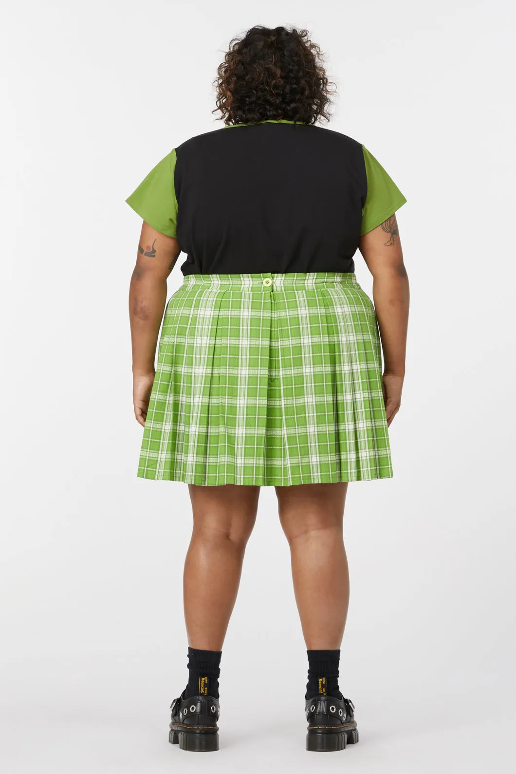 Curve Dazed Tartan Mini Skirt