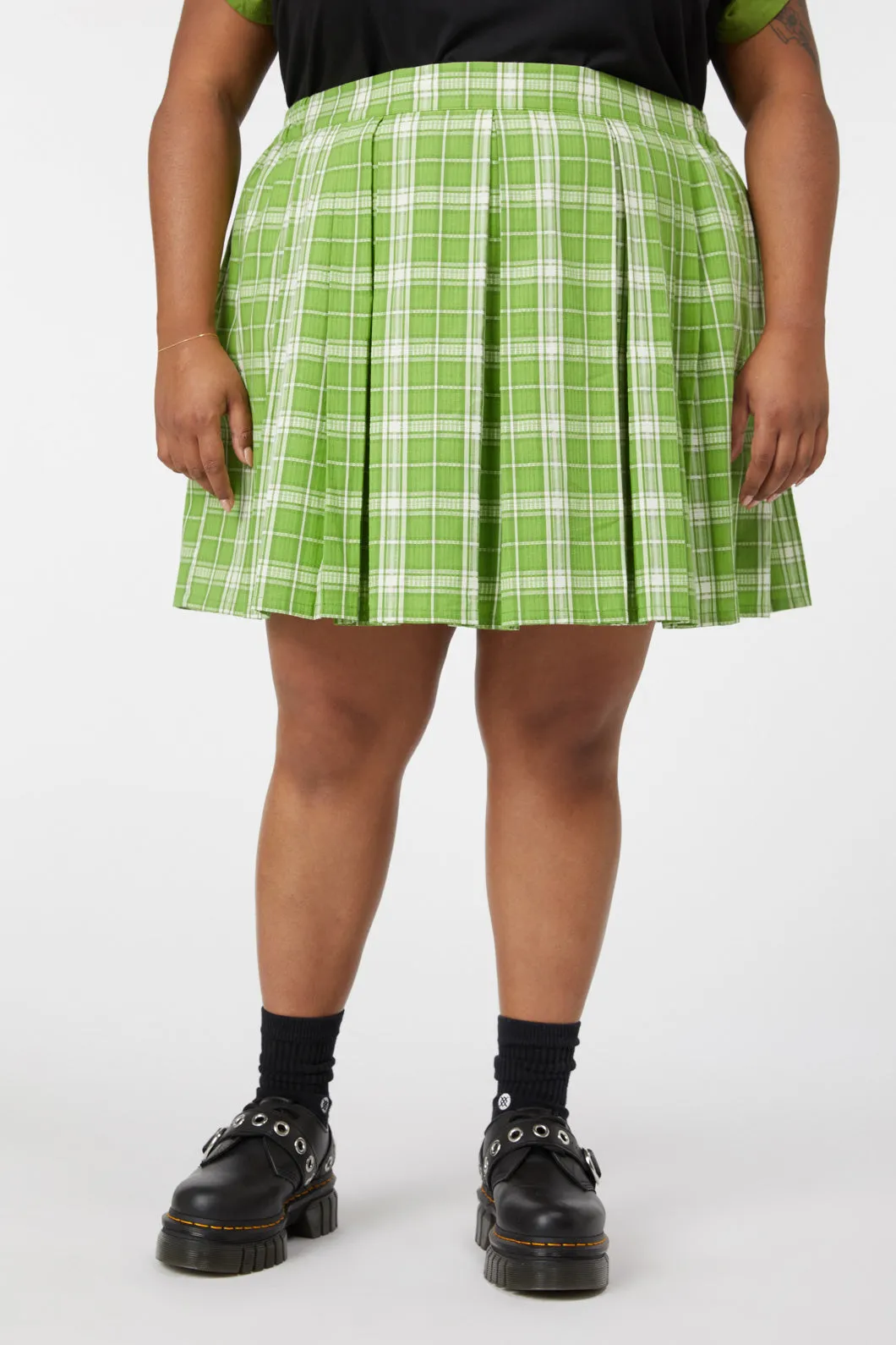 Curve Dazed Tartan Mini Skirt