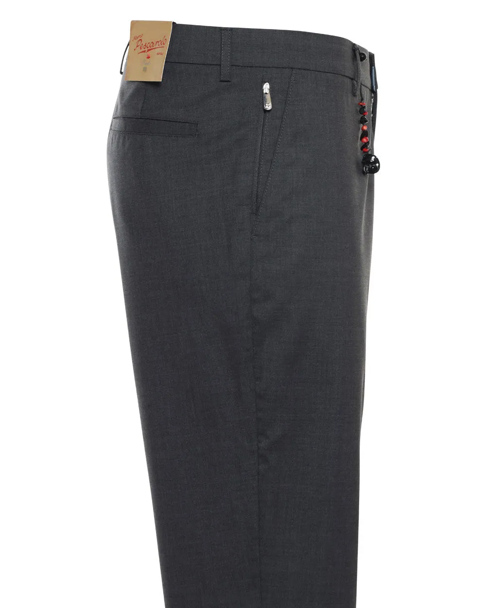 Dark Grey Virgin Wool Dox Trouser