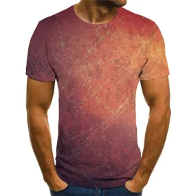 Dark red antique texture shirts special texture Casual art costume Cool man different