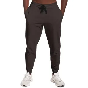 Deep Dark Brown Joggers | Unisex | with PLUS sizes | Deep Dark Pale Brown | C60M60Y60K60