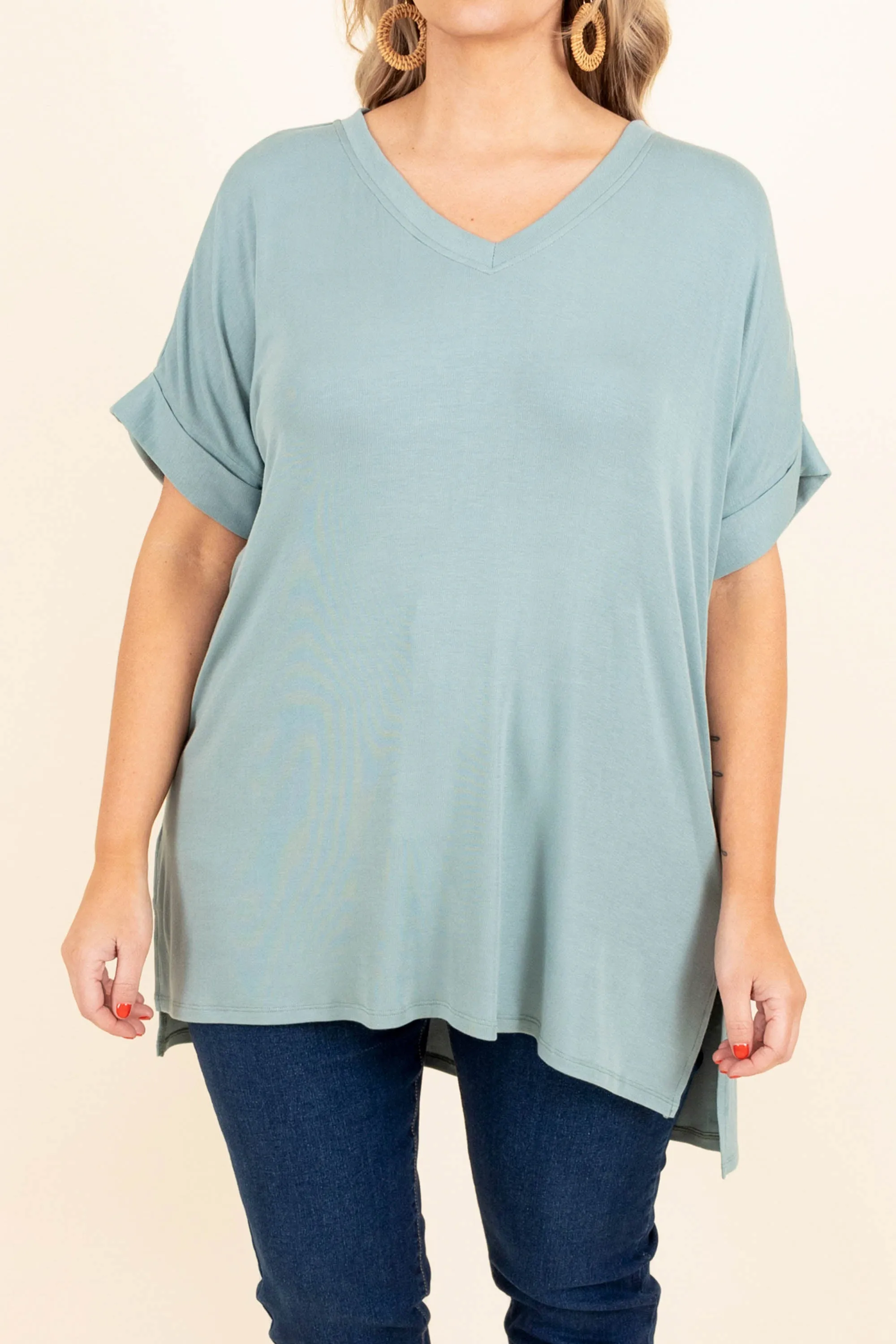 Dressing For Me Top, Dusty Mint