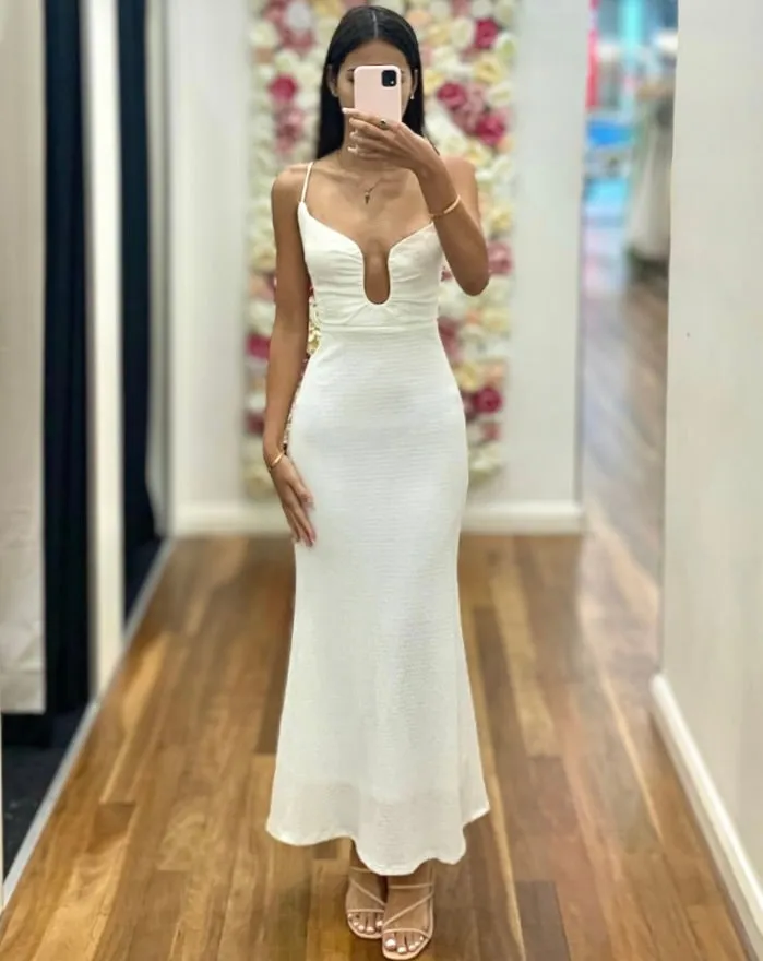 Enola Maxi Dress - White