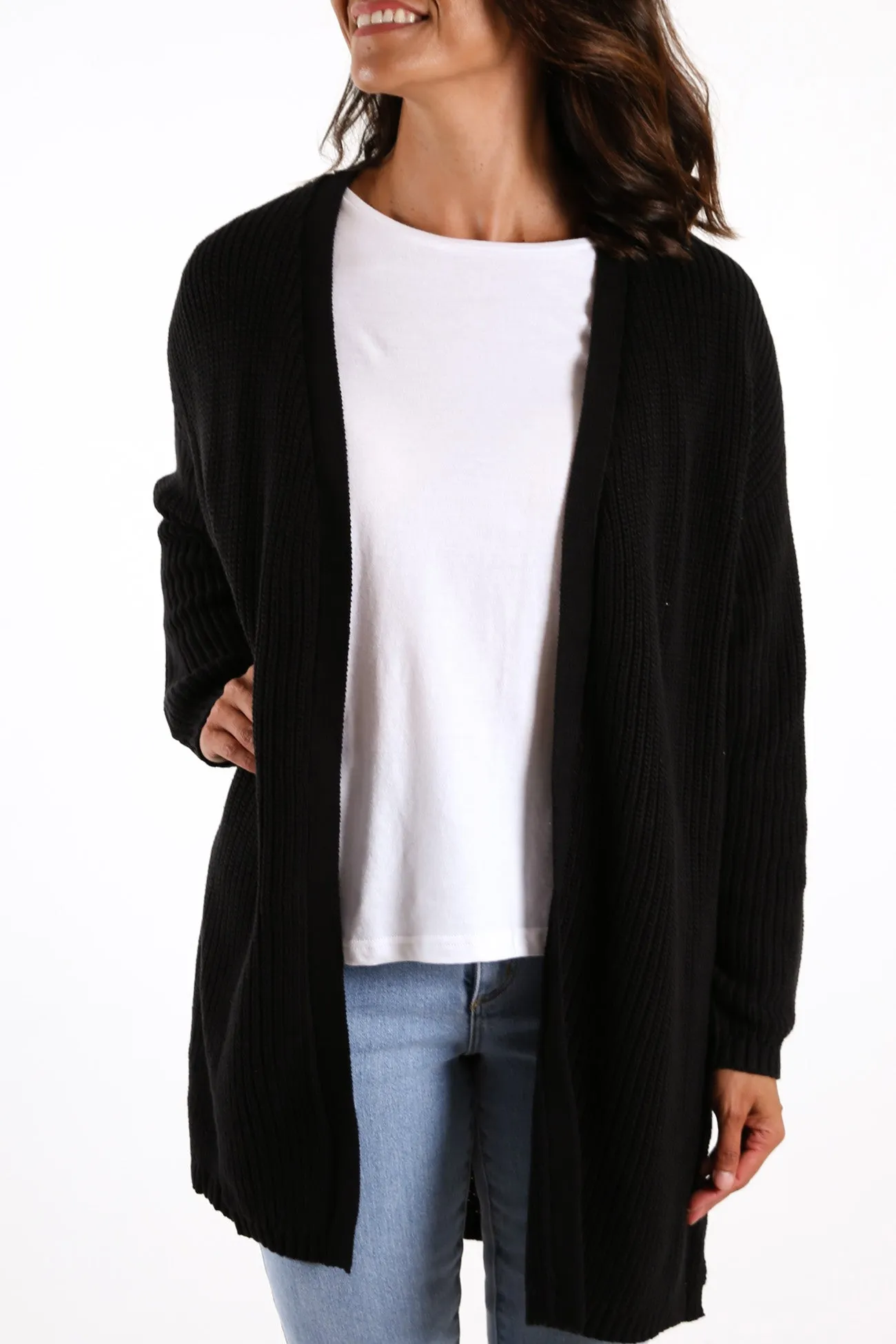 Everyday Knit Cardi Black