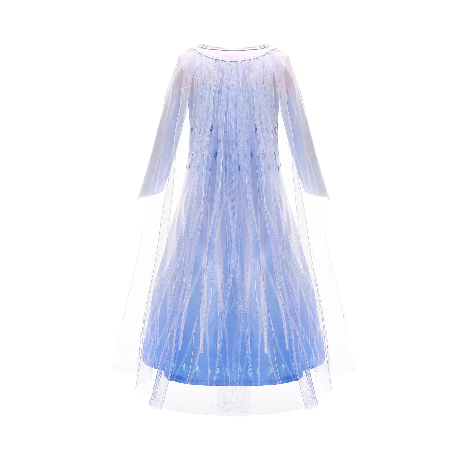 Fancydresswale Frozen 2 Elsa Girl Princess Gown Cosplay costume